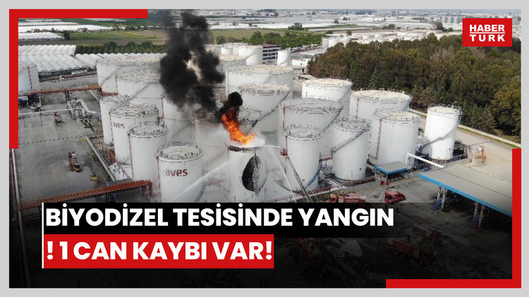 Biyodizel tesisinde yangın! 1 can kaybı var!