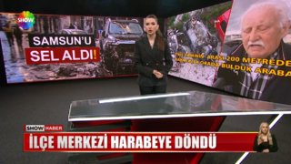 Samsun'u sel aldı!