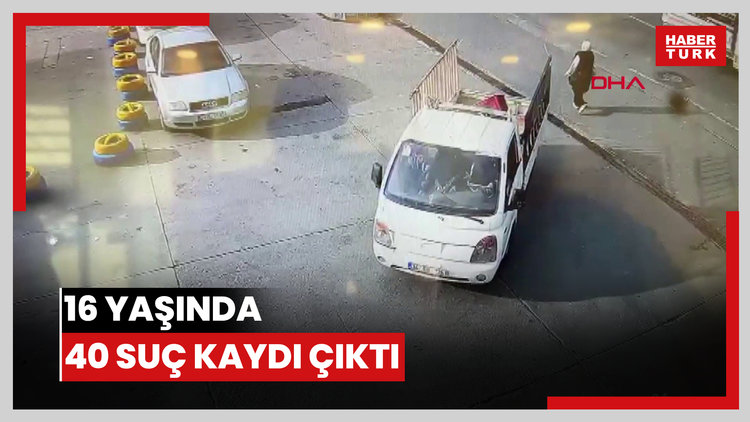 16 yaşında 40 suç kaydı çıktı