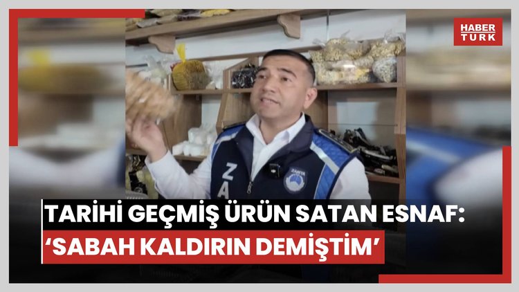 "Tarihi geçmiş yoğurdu satan esnaf: 'Sabah kaldırın demiştim' diyerek savundu."