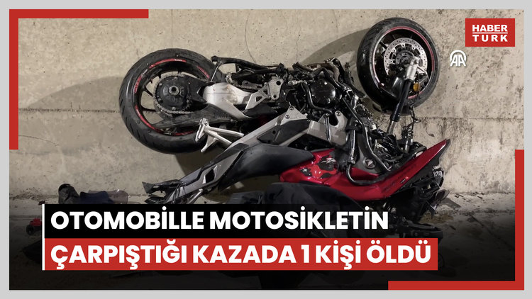Bursa'da otomobille motosikletin çarpıştığı kazada 1 kişi öldü, 2 kişi yaralandı