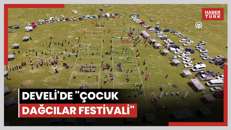 Develi'de "Çocuk Dağcılar Festivali"