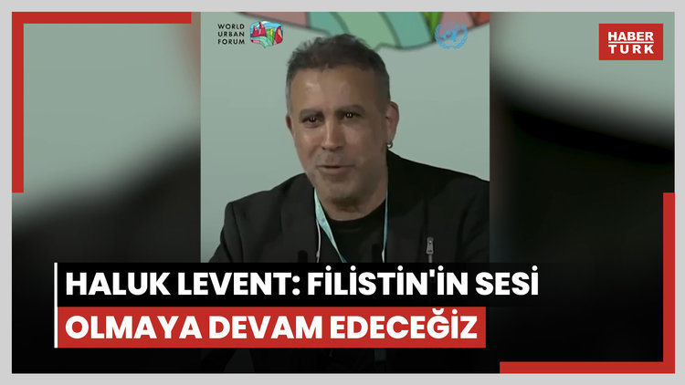 Haluk Levent: Filistin'in sesi olmaya devam edeceğiz