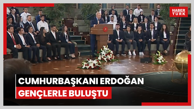 Cumhurbaşkanı Erdoğan gençlerle buluştu