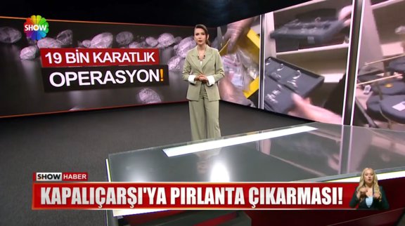 Kaçak pırlanta operasyonu! 