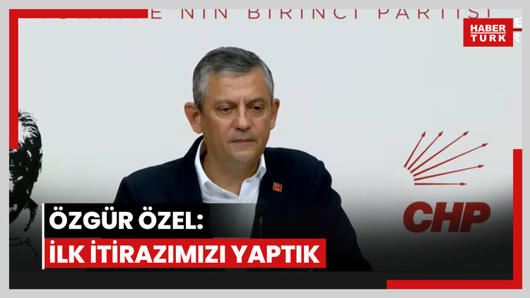 CHP'ye mutlak butlan kararının ardından Özgür Özel'den açıklamalar