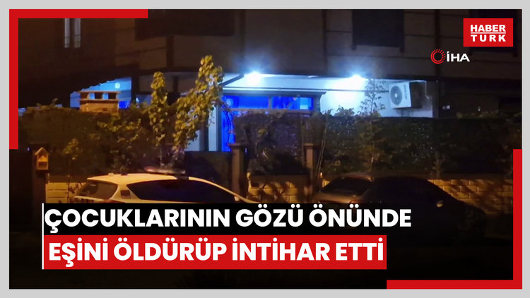 Çocuklarının Gözü Önünde Eşini Öldürüp İntihar Etti