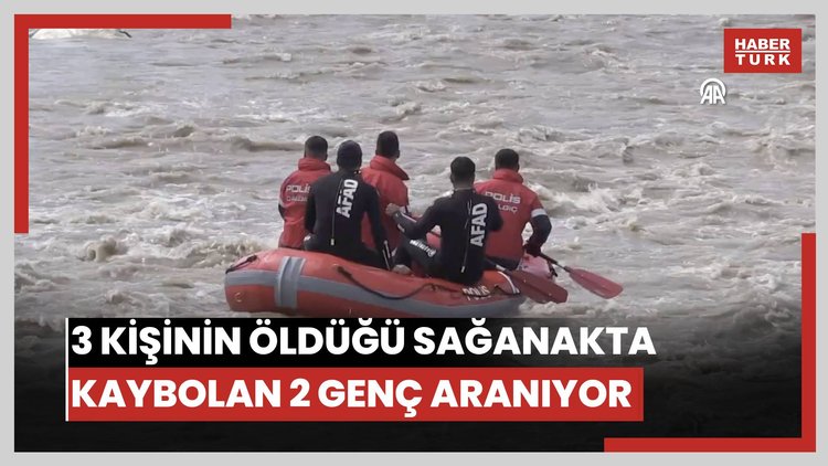 Hatayda 3 kişinin öldüğü sağanakta sele kapılarak kaybolan 2 genç aranıyor
