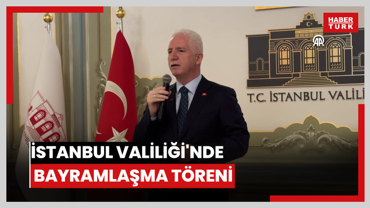 İstanbul Valiliği'nde bayramlaşma töreni