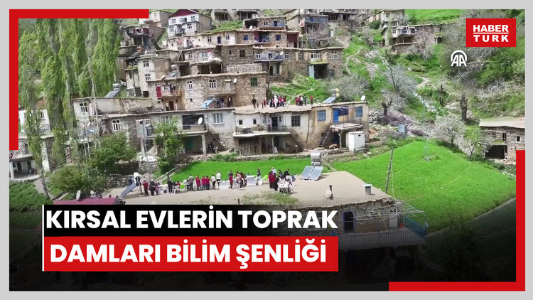 Kırsal evlerin toprak damları bilim şenliği