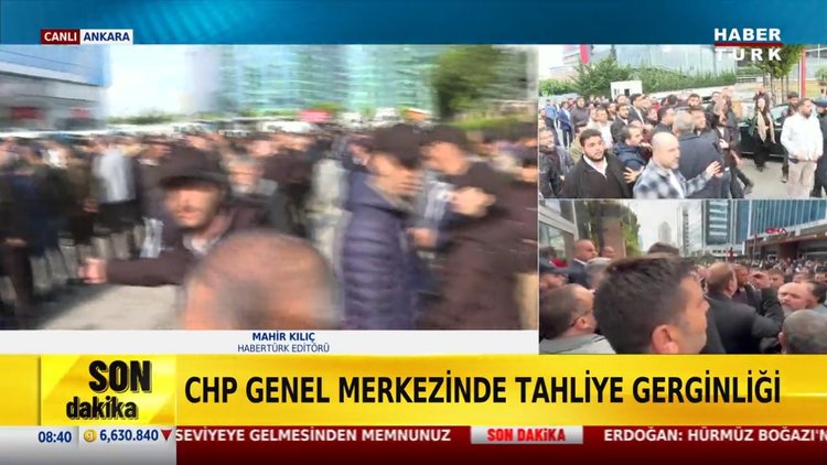 CHP Genel Merkezi'nde tahliye paniği