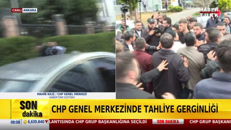 CHP Genel Merkezi'nde tahliye paniği