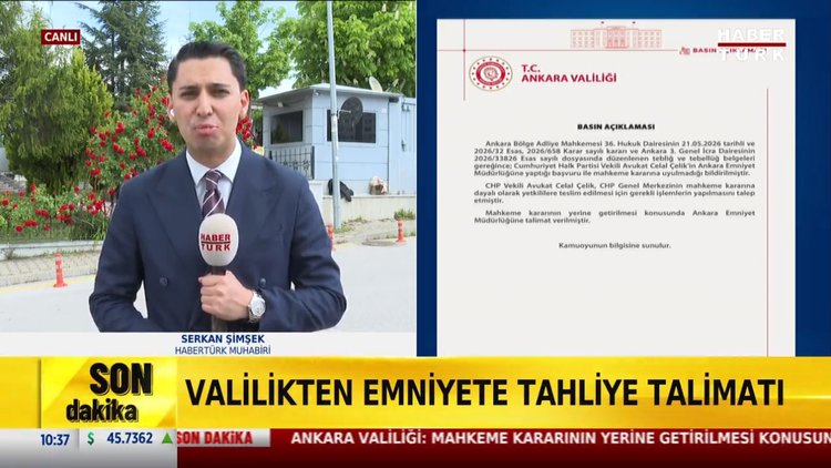 Valilikten Emniyete tahliye talimatı