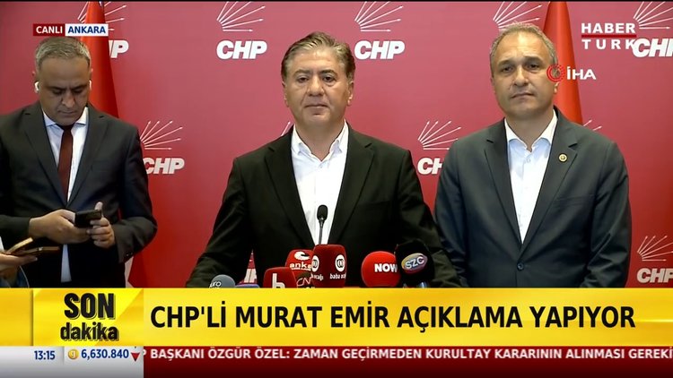 CHP'li Emir: Çıkışın yolu acil kurultaydır