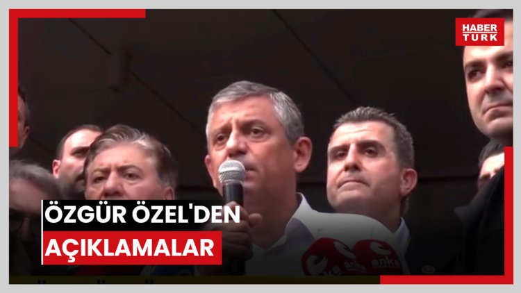 Özgür Özel genel merkezden ayrıldı