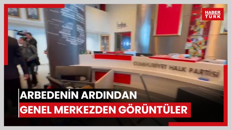 Arbedenin ardından Genel Merkezden görüntüler