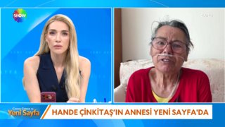 Hande Çinkitaş'ın annesi Yeni Sayfa'da!