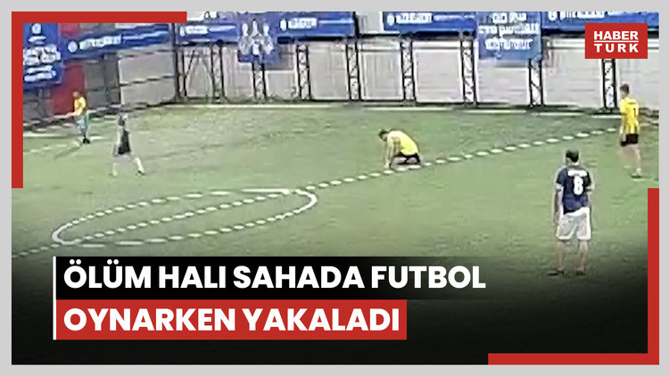 Ölüm halı sahada futbol oynarken yakaladı