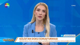 Gülistan Doku soruşturması!