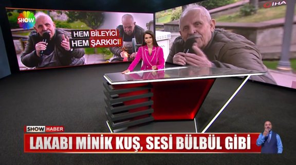 Lakabı minik kuş, sesi bülbül gibi... 