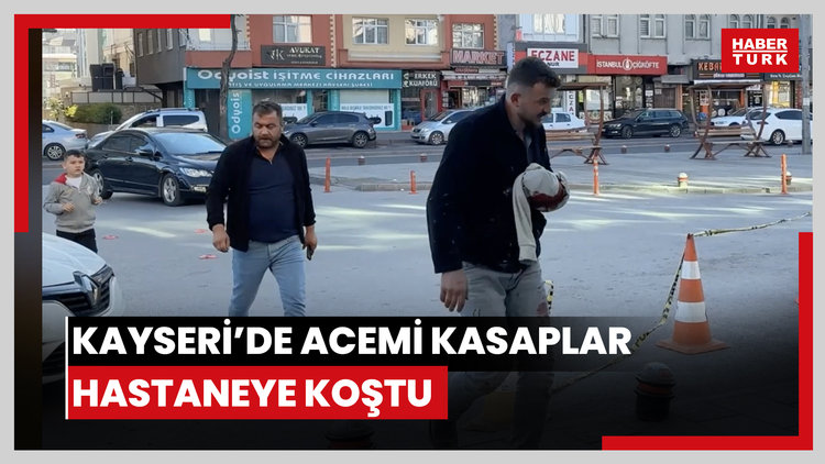 Kayseri'de acemi kasaplar hastaneye koştu