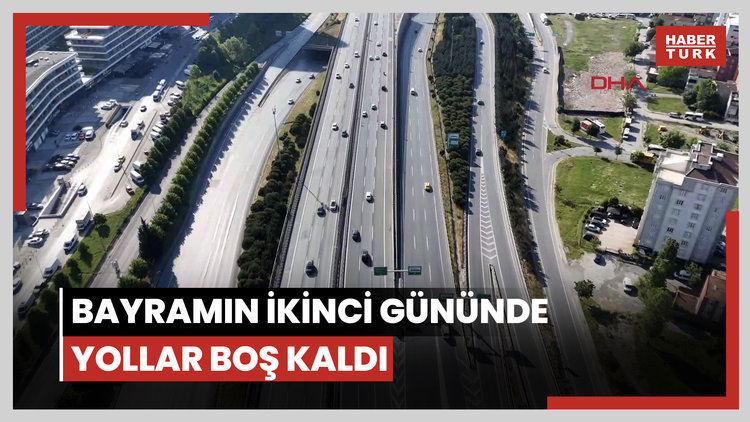 Bayramın ikinci gününde yollar boş kaldı
