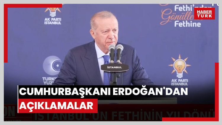 Cumhurbaşkanı Erdoğan'dan açıklamalar