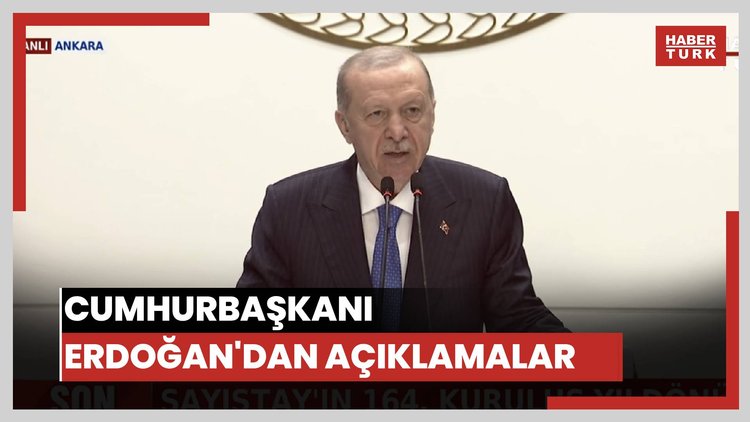 Cumhurbaşkanı Erdoğan'dan açıklamalar