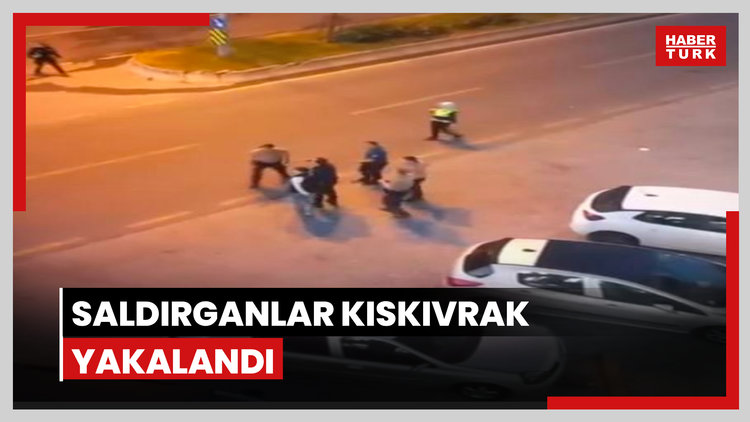Saldırganlar kıskıvrak