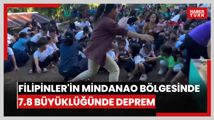 Filipinler'in Mindanao bölgesinde 7.8 büyüklüğünde deprem