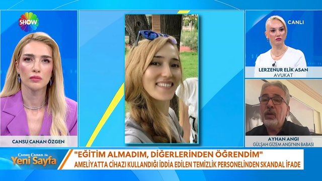 Temizlik personelini ameliyathanede ...