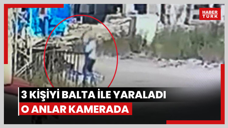 3 kişi balta ile yaraladı