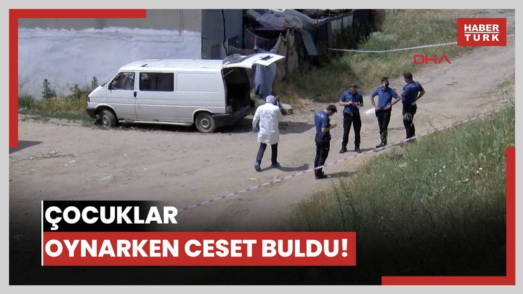 Çocuklar oynarken ceset buldu!