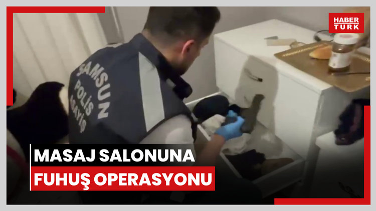 Masaj Salonuna Fuhuş Operasyonu
