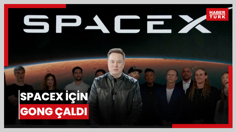 SpaceX için gong çaldı