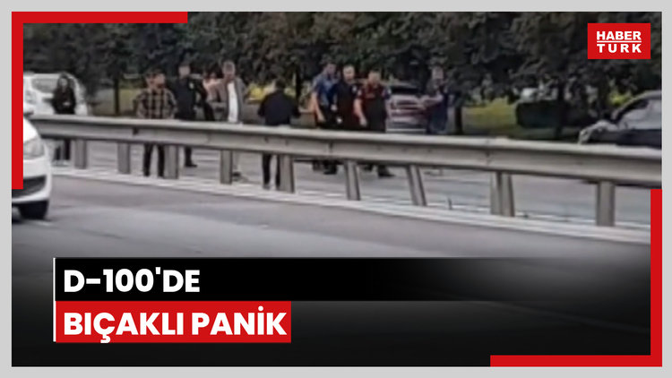 D-100'de bıçaklı panik