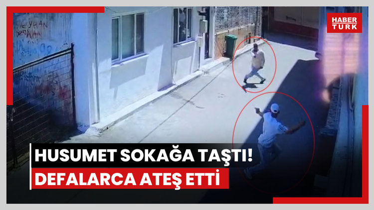 Husumet sokağa taştı! Defalarca ateş etti