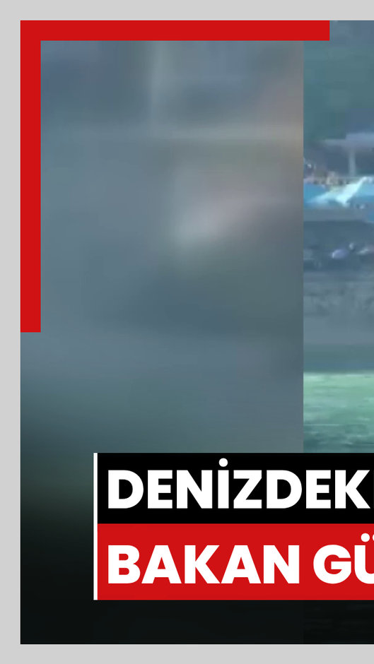Denizdeki darp görüntüsüne Bakan Gürlek'ten açıklama