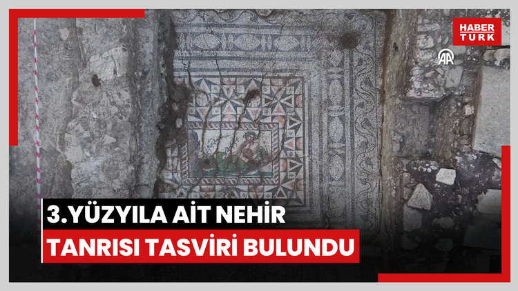 Aspendos'ta 3. yüzyıla ait nehir tanrısı 'Genç Eurymedon' tasviri bulundu