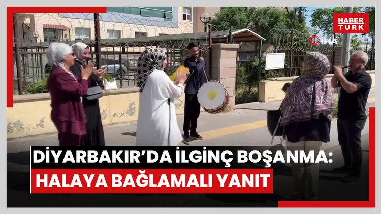Diyarbakır'da ilginç boşanma: Halaya bağlamalı yanıt