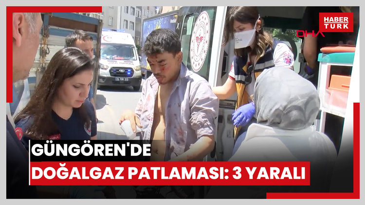 Güngören'de kentsel dönüşümdeki binanın doğalgaz borularının kesimi sırasında patlama: 3 yaralı