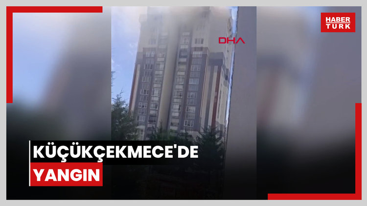 Küçükçekmece'de yangın