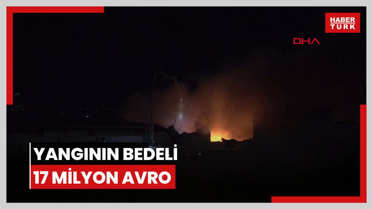 Yangının bedeli 17 milyon avro
