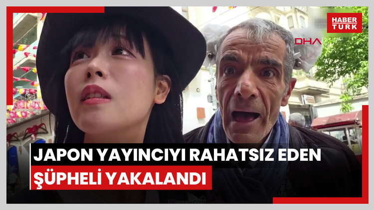 Japon yayıncıyı rahatsız eden şüpheli yakalandı