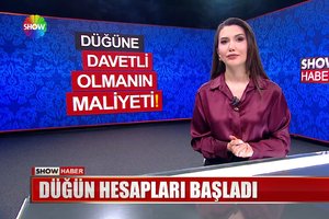 Düğün hesapları başladı! 