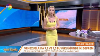 Venezuela'da 7.5 büyüklüğünde deprem!