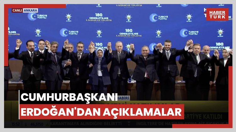 Cumhurbaşkanı Erdoğan'dan açıklamalar