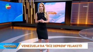 Venezuela'da ikiz deprem felaketi!