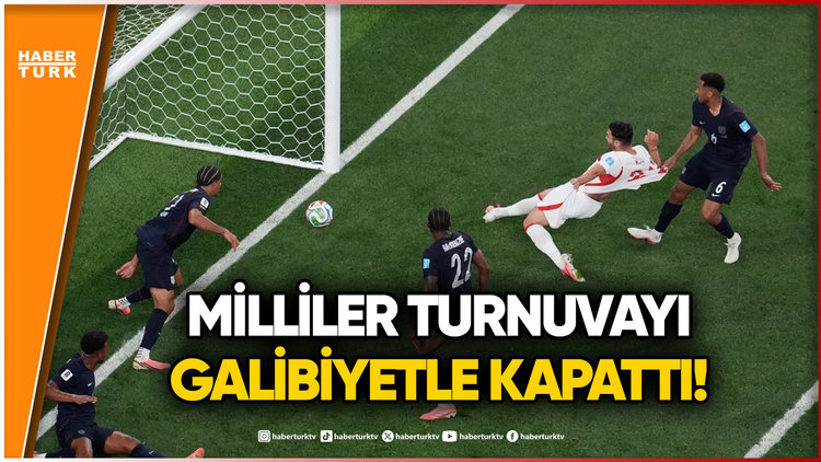 Milli Takım Dünya Kupası'na Galibiyetle Veda Etti