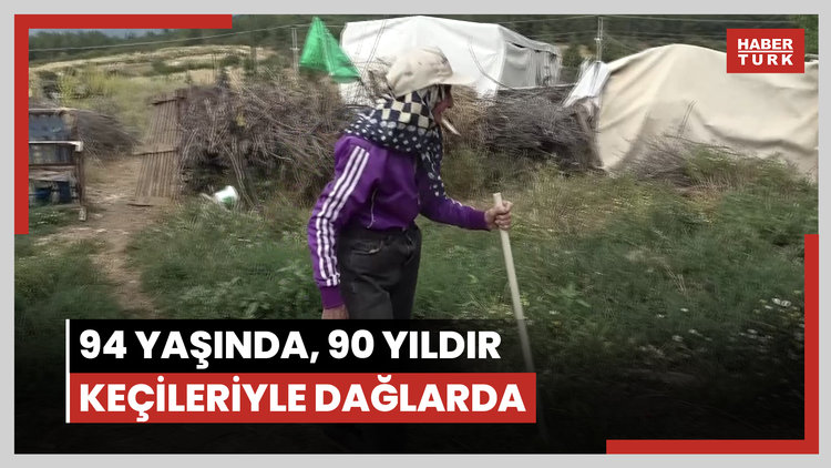 Antalya'nın süper çobanı! 94 yaşında, 90 yıldır keçileriyle dağlarda
